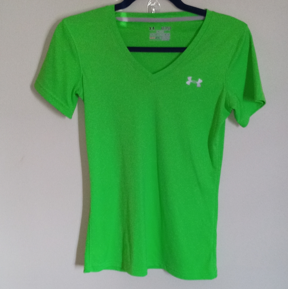 Under Armour Lime Green Workout Top